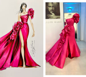 Carlos Haro diseña el vestido de Marta Flich para las Campanadas 2023-2024